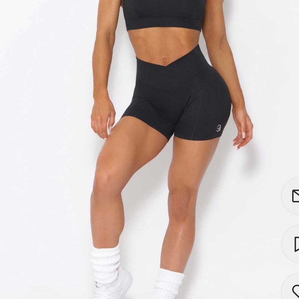 Bombshell sportswear tiny waist shorts